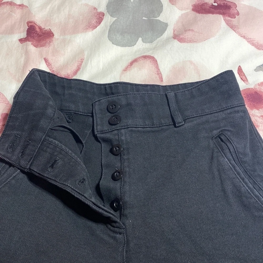 Aritzia Wilfred Modern Cargo Utility High Waisted Pockets Black Pant Size 0 - Picture 4 of 10